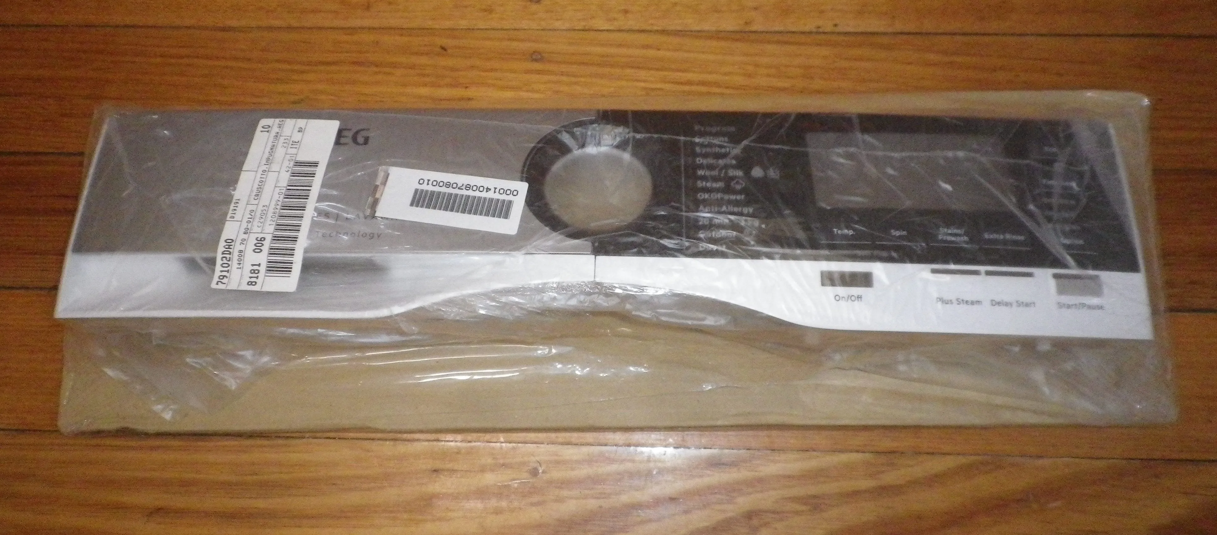AEG LF8C9412A Front Loader Front Control Panel Escutcheon - Part # 140087080010