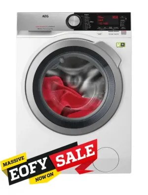 AEG LF8C9412AC 9KG 8000 Series Front Load Washing Machine with OKOMix Technology