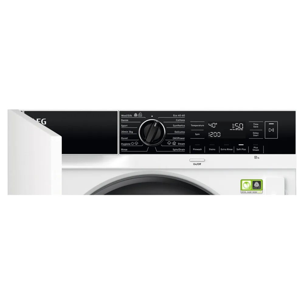 AEG LF8E8436BI 8kg 1400 Spin Integrated Washing Machine