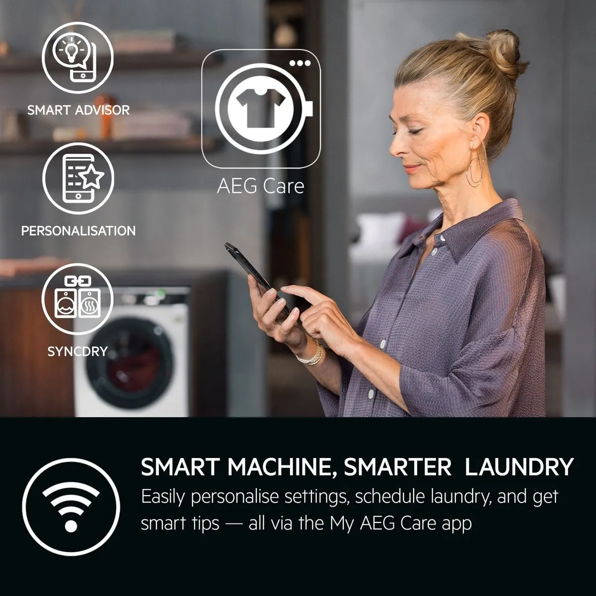 AEG LFR84146UC 10kg 1400 Spin Washing Machine