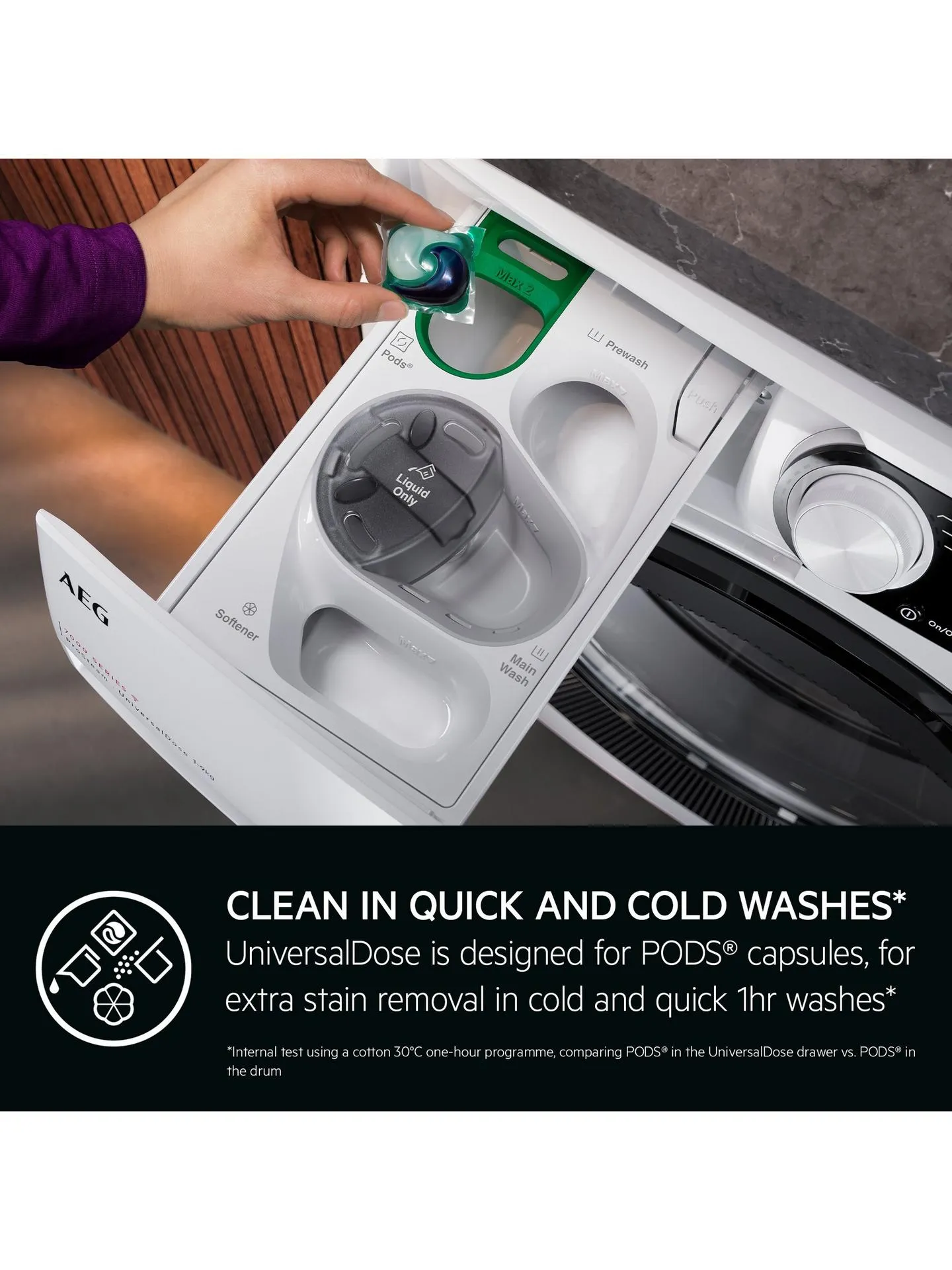 AEG LFSR74144UD 10kg 1400 Spin Washing Machine