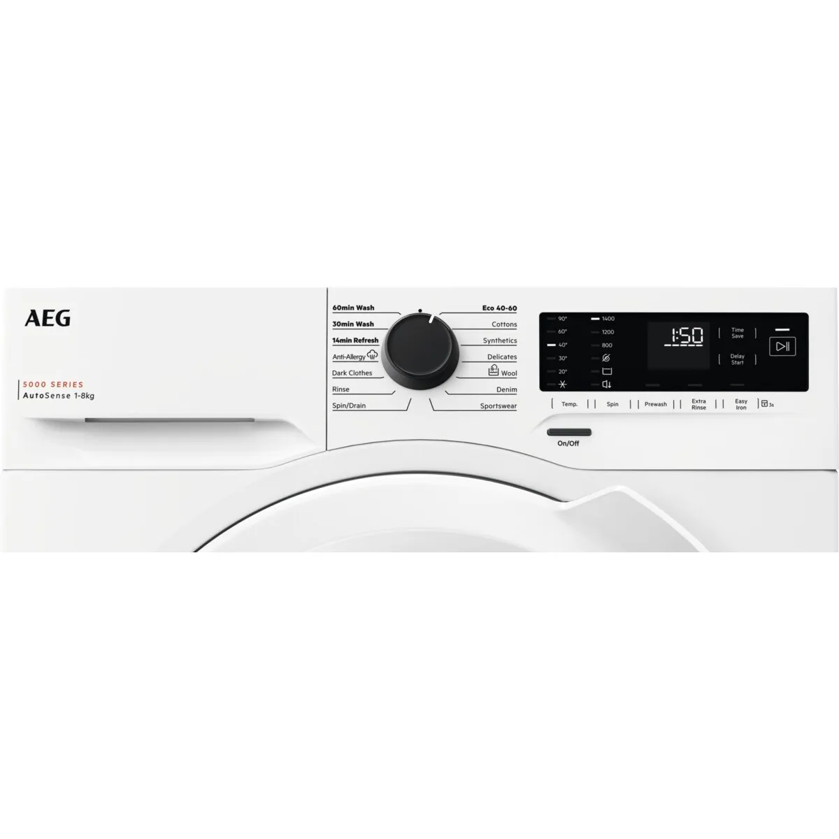 AEG LFX50842B 8kg 1400 Spin Washing Machine