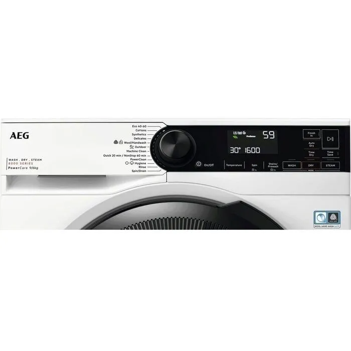 AEG LWR8496O5B 9kg/6kg 1600 Spin Washer Dryer