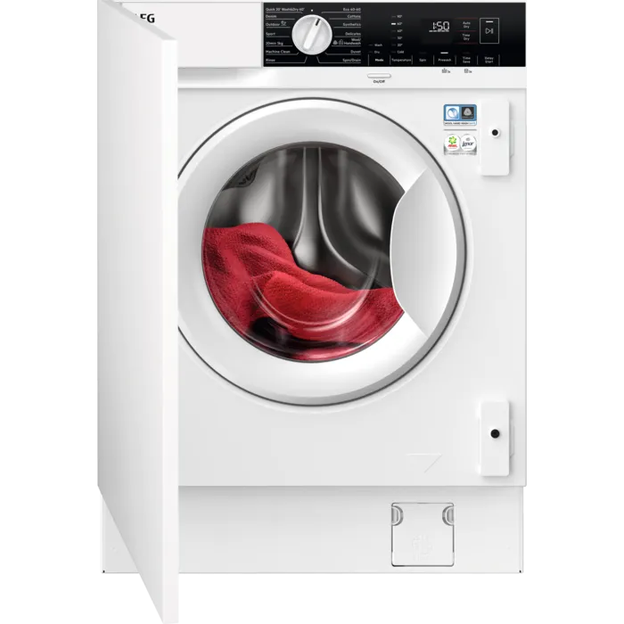 AEG LX6WG74634BI 7kg/4kg 1600 Spin Integrated Washer Dryer