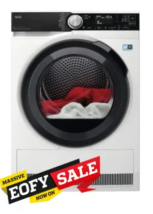 AEG T859M6OBC 9kg 8000 Series Heat Pump Dryer