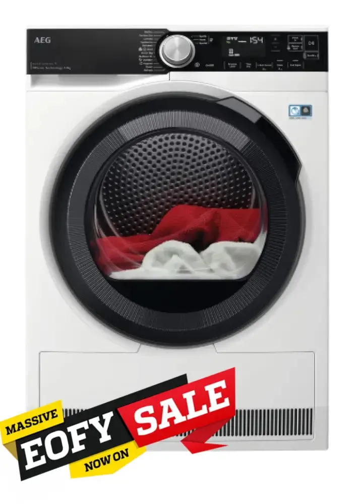 AEG T859M6OBC 9kg 8000 Series Heat Pump Dryer