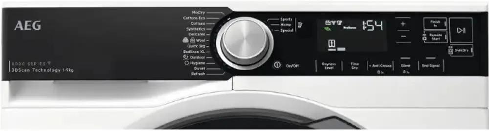 AEG T859M6OBC 9kg 8000 Series Heat Pump Dryer