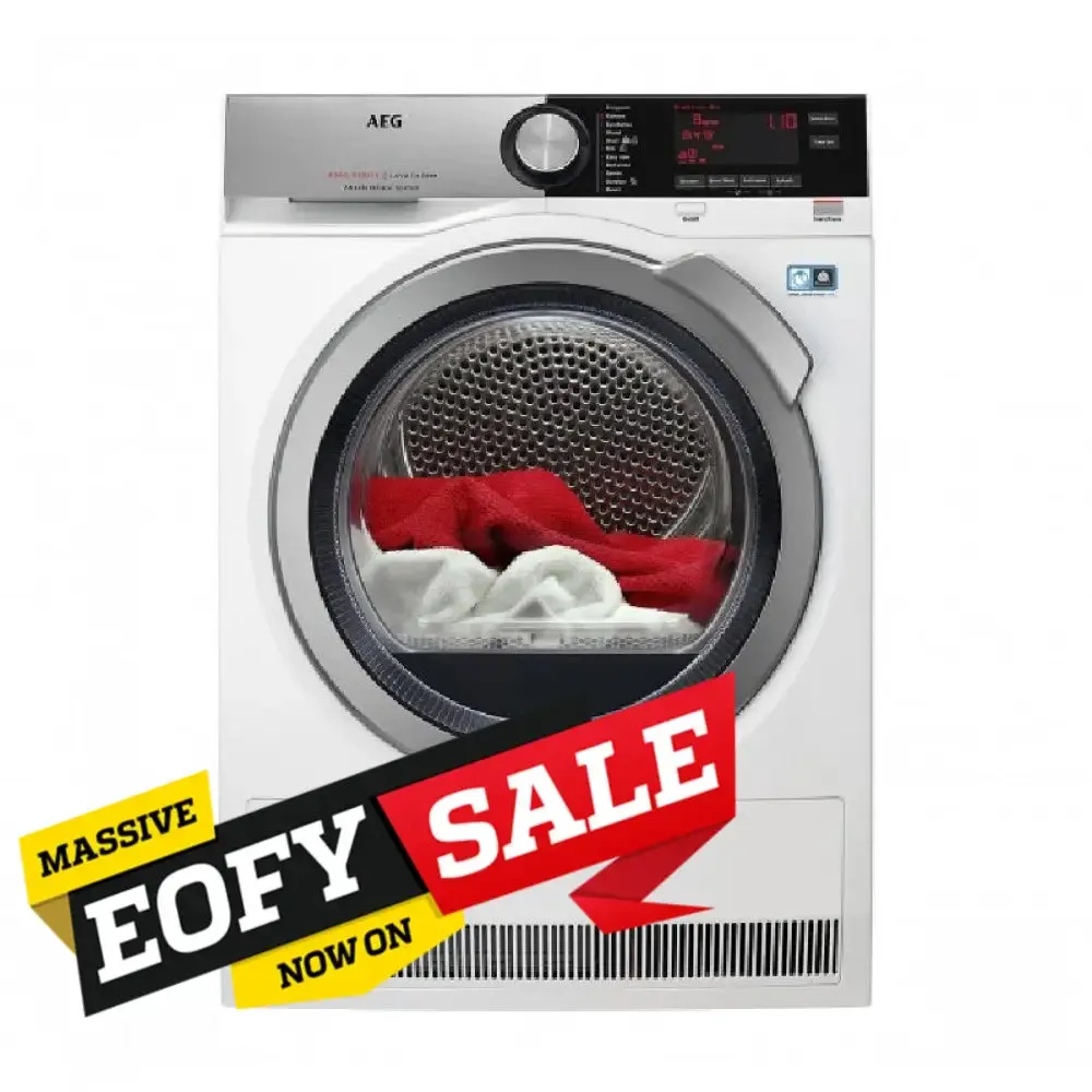 AEG T8DHC862B 8000 Series 8kg Heat Pump Dryer