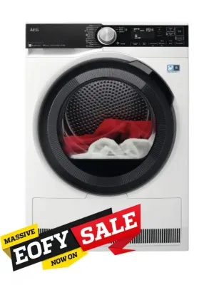 AEG T959M6ORS 9000 Series 9kg 3D-Scan Heat Pump Dryer