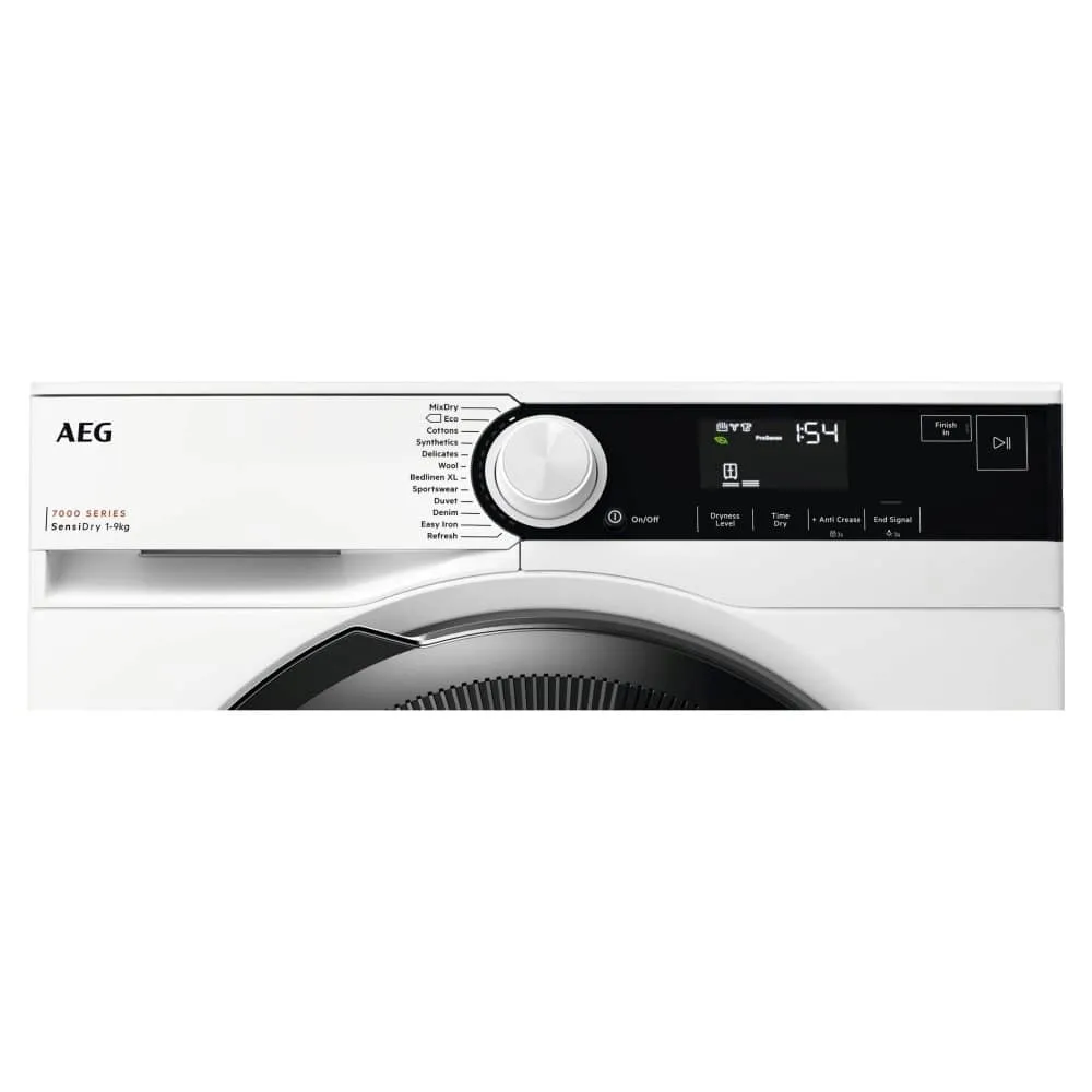 AEG TR739G4B 9kg Heat Pump Tumble Dryer