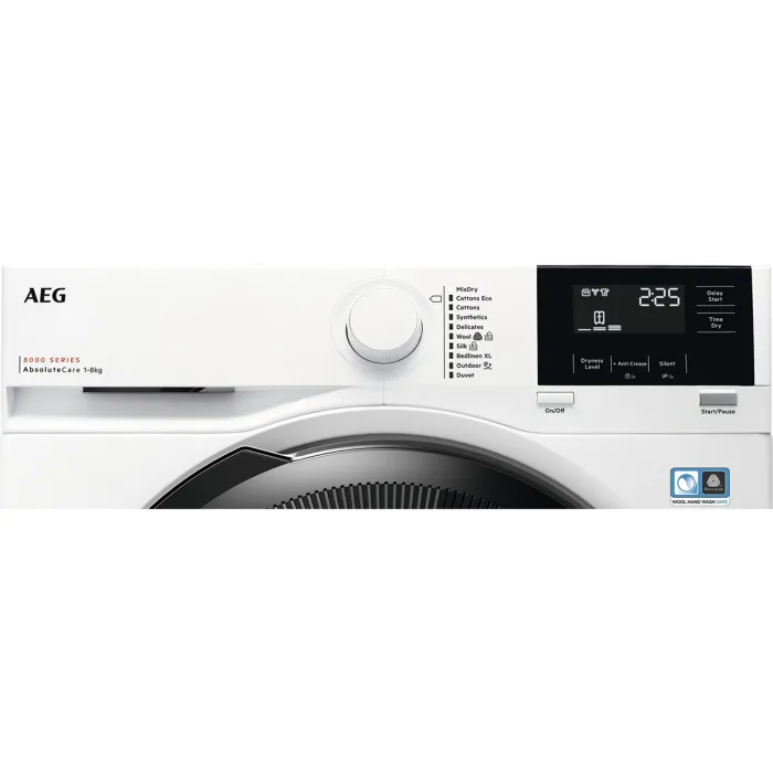 AEG TR818P4B 8kg Heat Pump Condenser Tumble Dryer