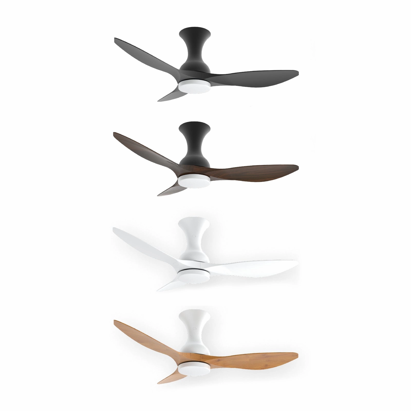 AERAHAUS DRAFT 46 / 52 / 60-INCH SMART DC CEILING FAN   OPTIONAL 20W LIGHT