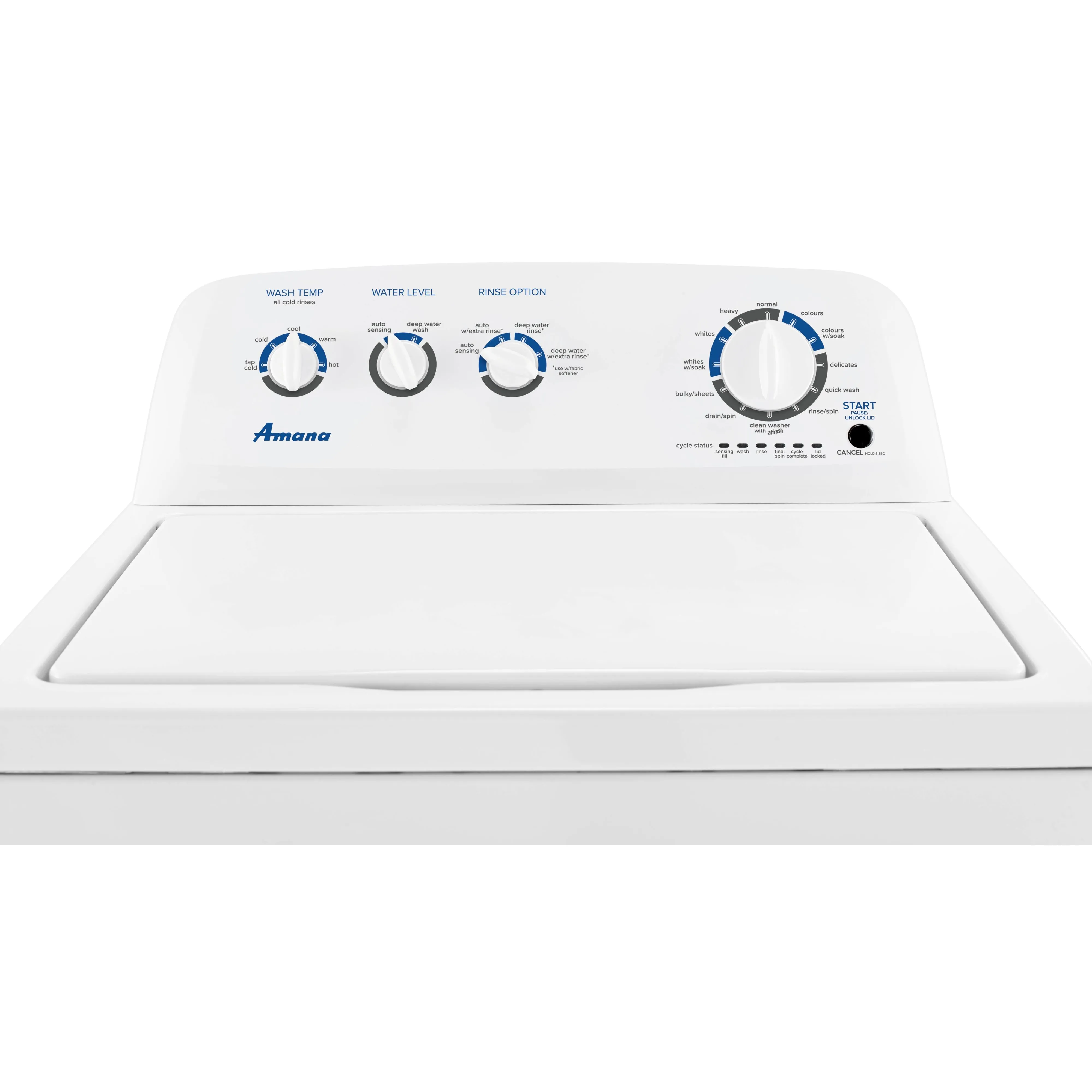 Amana 4.4 cu. ft. Top Loading Washer NTW4519JW