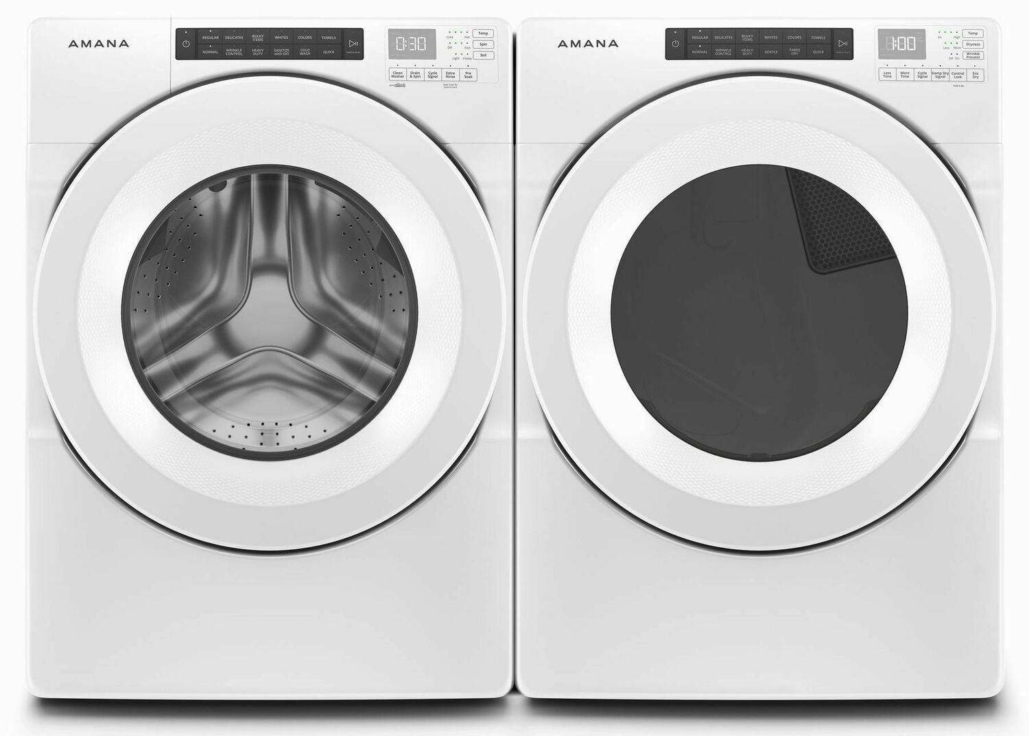 Amana NED5800HW 7.4 Cu. Ft. Front-Load Dryer With Sensor Drying - White