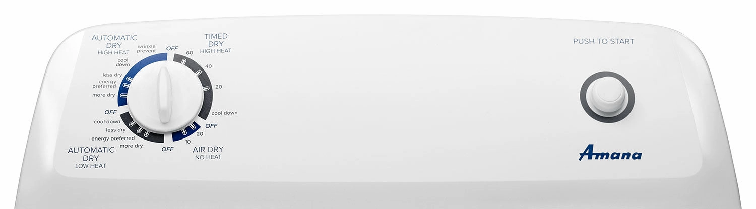 Amana White Gas Dryer (6.5 Cu. Ft.) - NGD4655EW