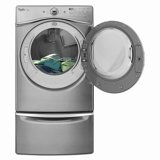 Amana XHPC155YC 15.5" Pedestal For Front Load Washer And Dryer With Storage - Chrome