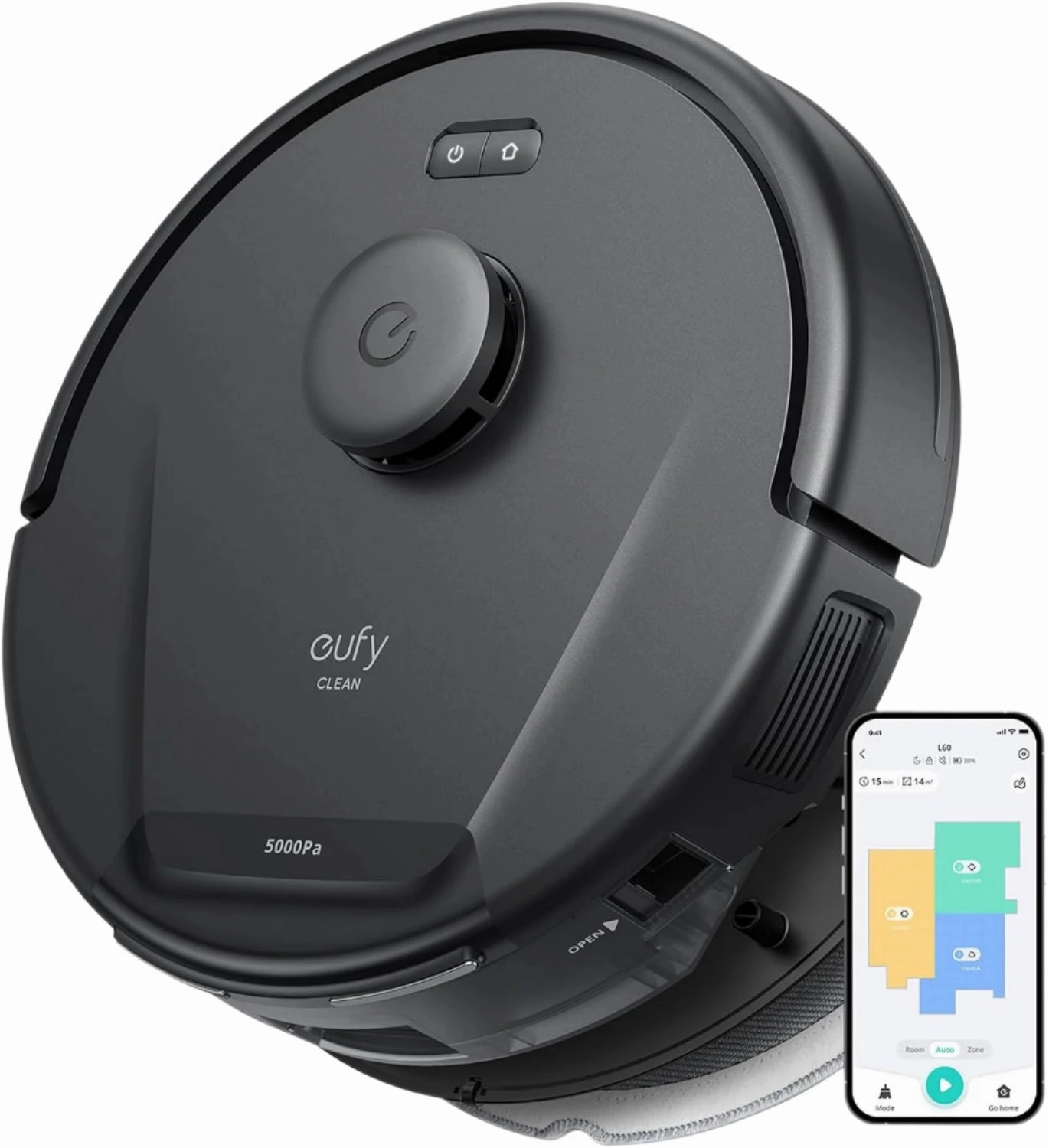 Anker Eufy Clean L60 Hybrid, 2.5Lit, 40Watts, Black