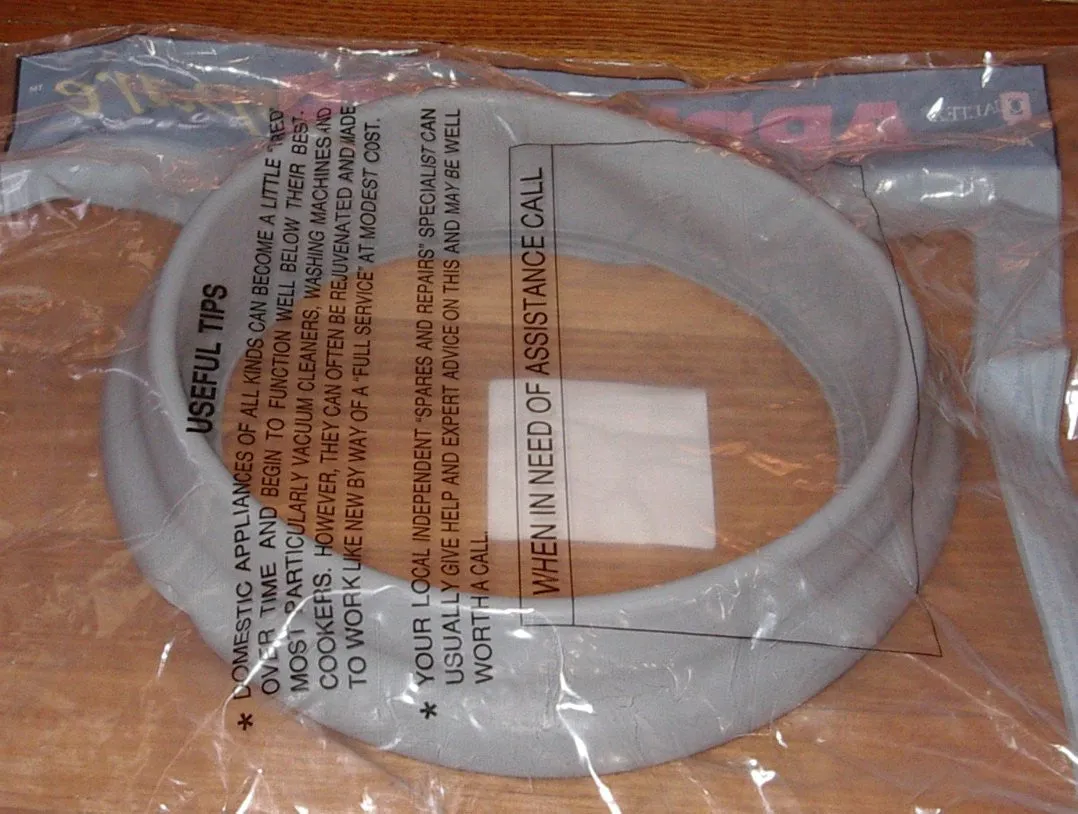 Ariston Margherita Front Loader Door Gasket with Drain Hole - Part # DBT37