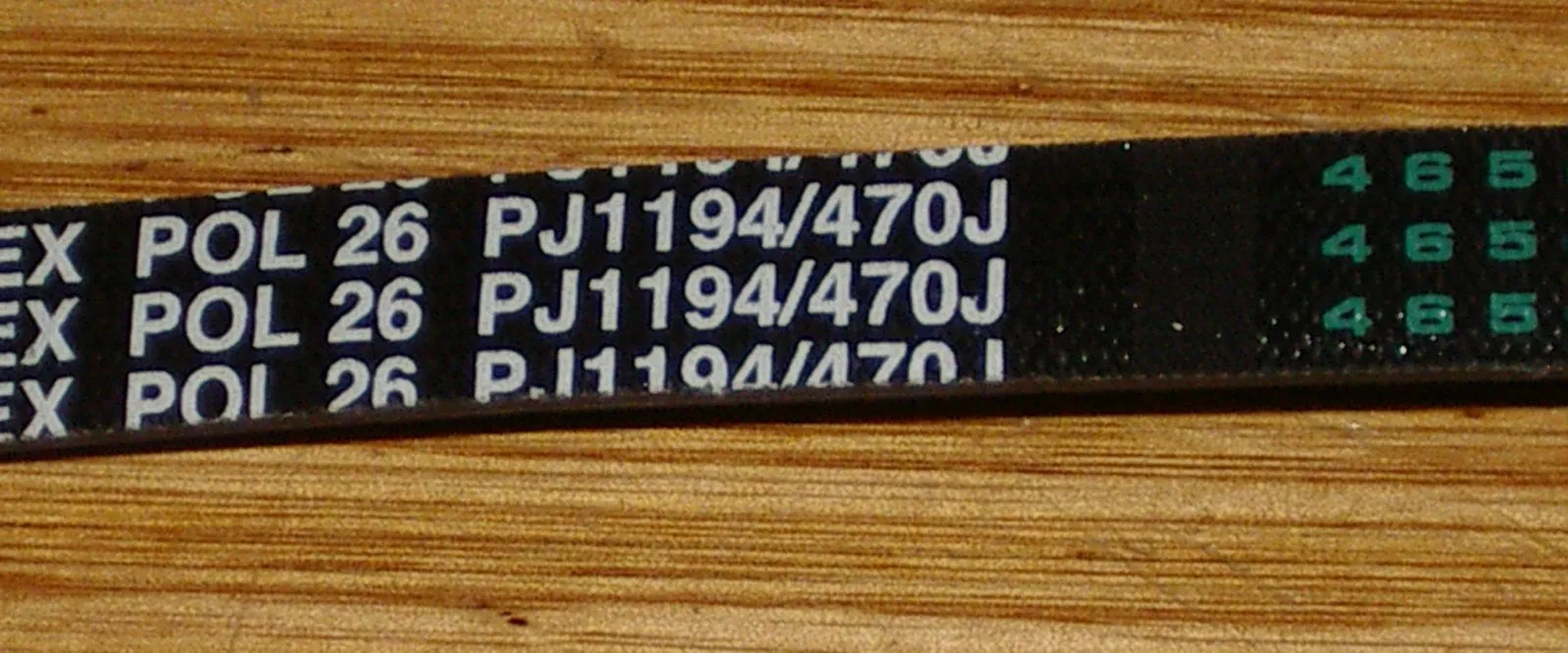 Ariston, Servis, Bosch, Zerowatt Front Loader Drum Belt - Part # POL26, 1194J5