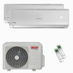 Ariston ALYS R32 dual split air conditioner 9000 18000 BTU inverter A   external unit 5.3 kW