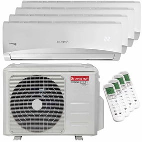 Ariston PRIOS R32 quadri split air conditioner 9000   9000   12000   18000 BTU inverter A    outdoor unit 10.6 kW