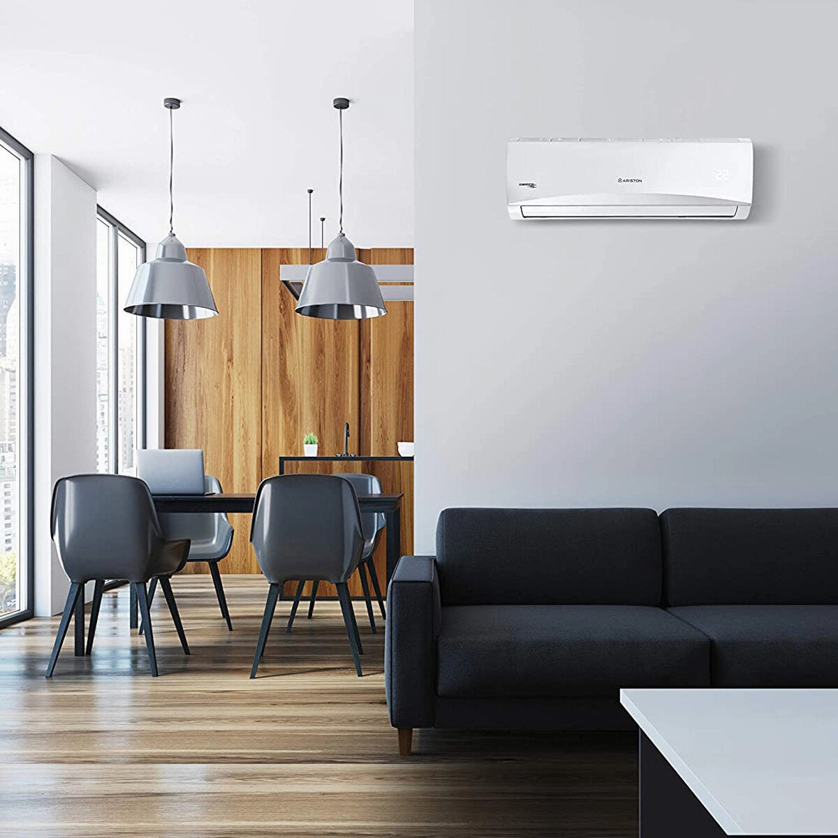 Ariston PRIOS R32 quadri split air conditioner 9000   9000   12000   18000 BTU inverter A    outdoor unit 10.6 kW