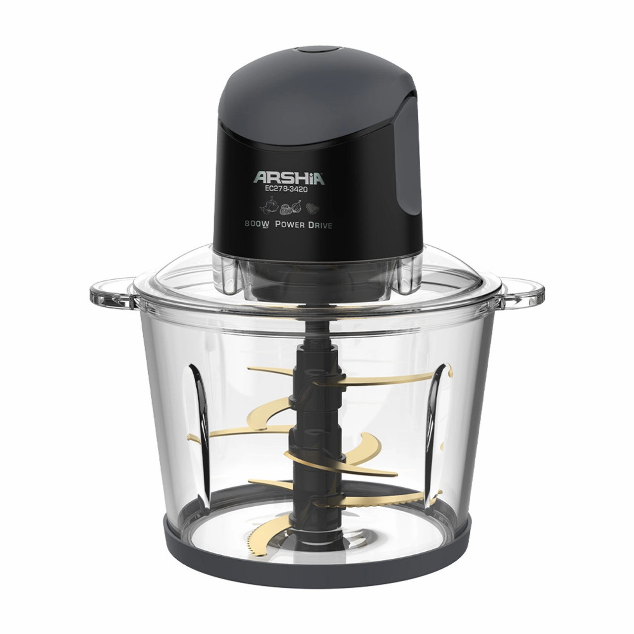 Arshia Chopper, 800Watts, Black & Steel