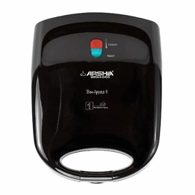 Arshia Sandwich Maker Grill, 1200Watts, Black