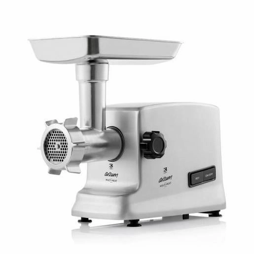 Arzum Meat Mix Meat Grinder 1500 Watt Silver