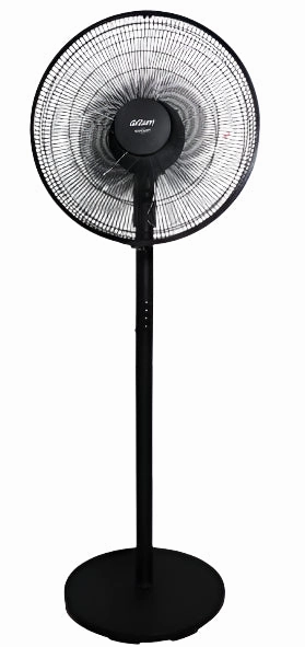 Arzum Windart Power Stand Fan, With Remote, 3Blades, Black