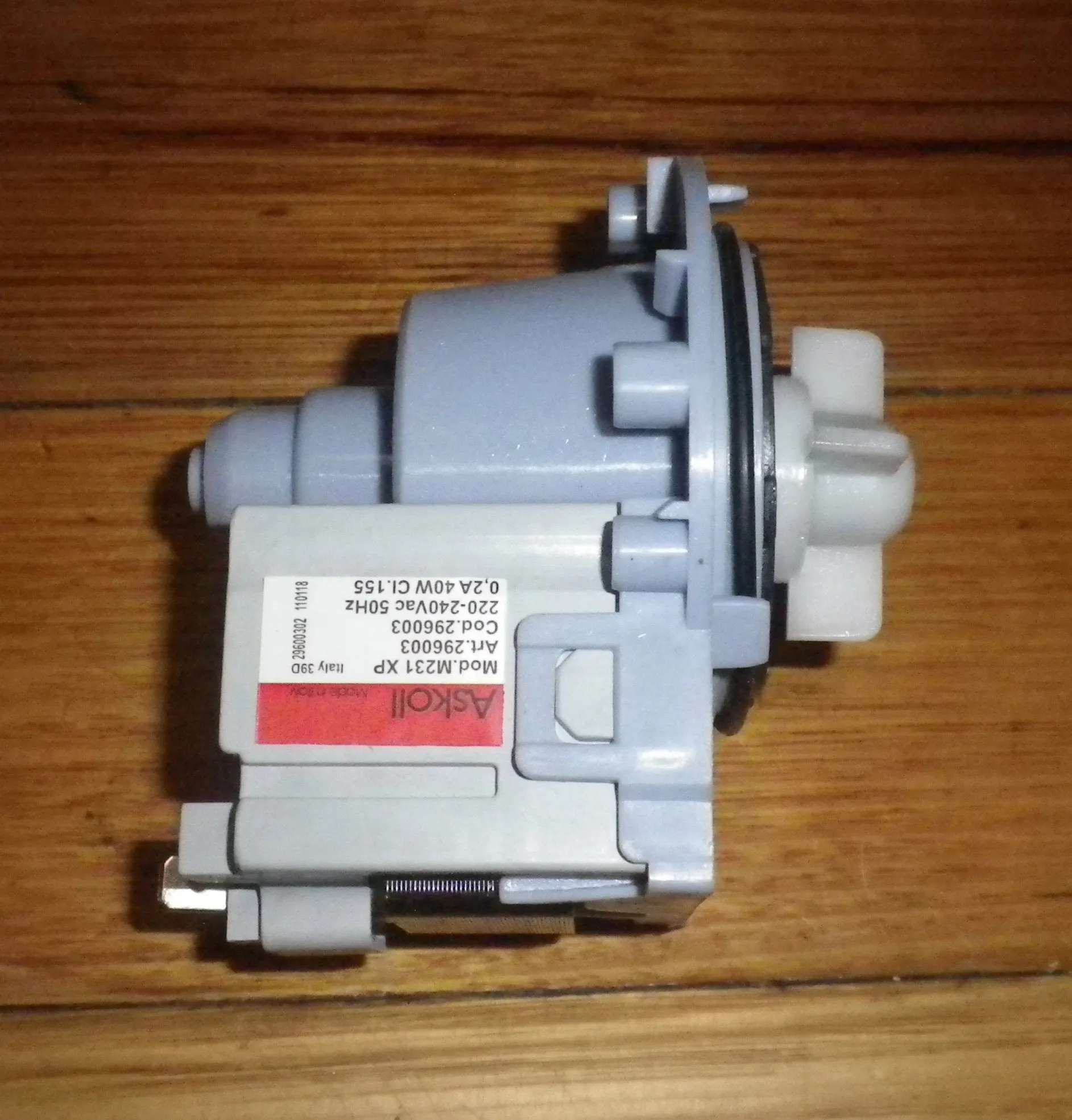 Askoll Universal Magnetic Pump Motor Body - Part No. 1030297WS