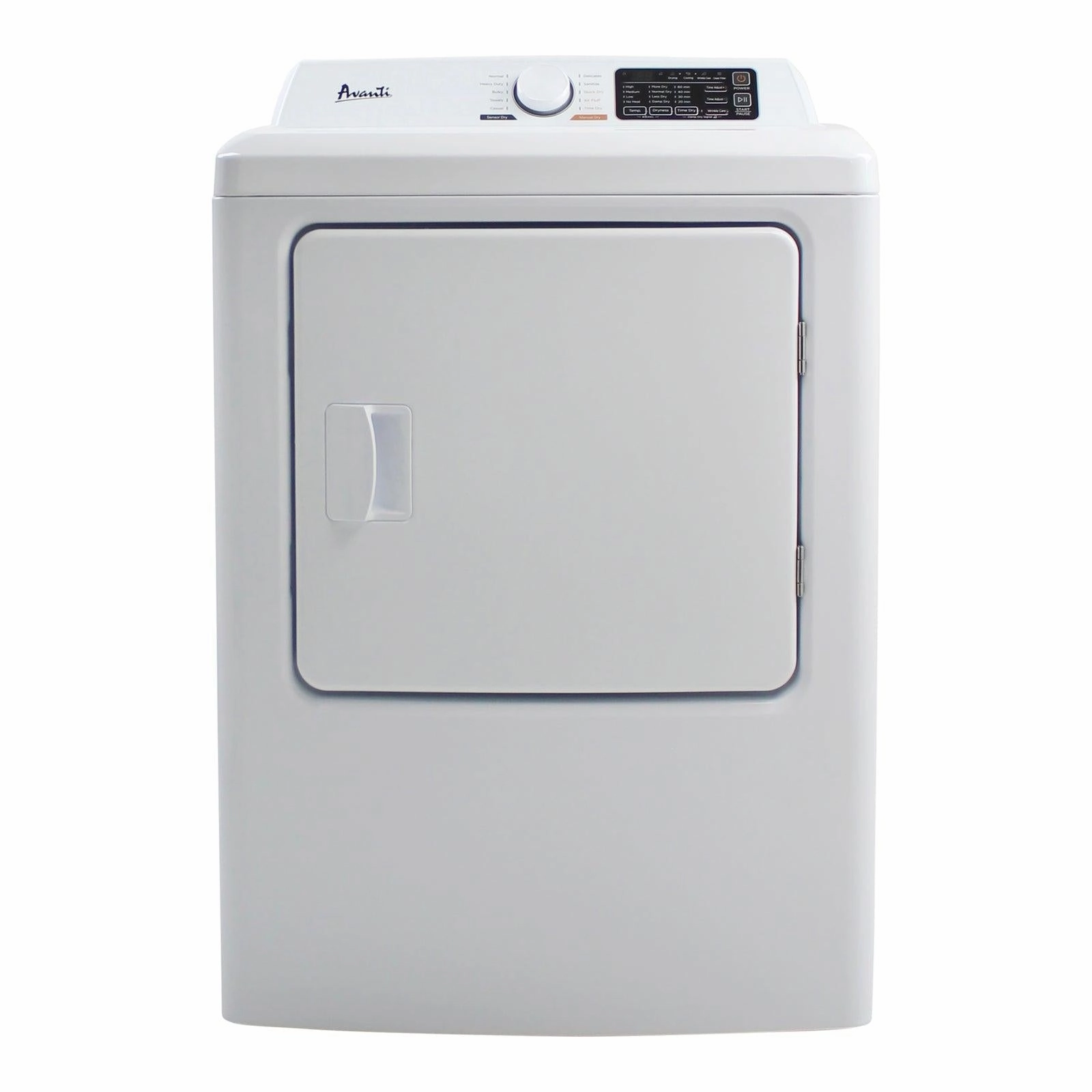 Avanti SED70D0W Avanti Front Load Electric Clothes Dryer, 7.0 Cu. Ft. Capacity - White / 7.0 Cu. Ft.