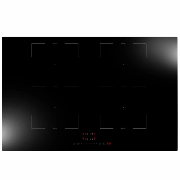 AVG 4-Zones Built-in Induction 80cm | Black Glass |  Touch Control | Timer Function