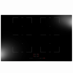 AVG 4-Zones Built-in Induction 80cm | Black Glass |  Touch Control | Timer Function