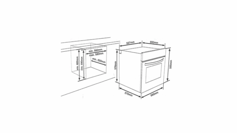 AVG Built In Oven | Multi-Functions | Static Cooking | Fan Grilling | 58.5  59.5  55 cm