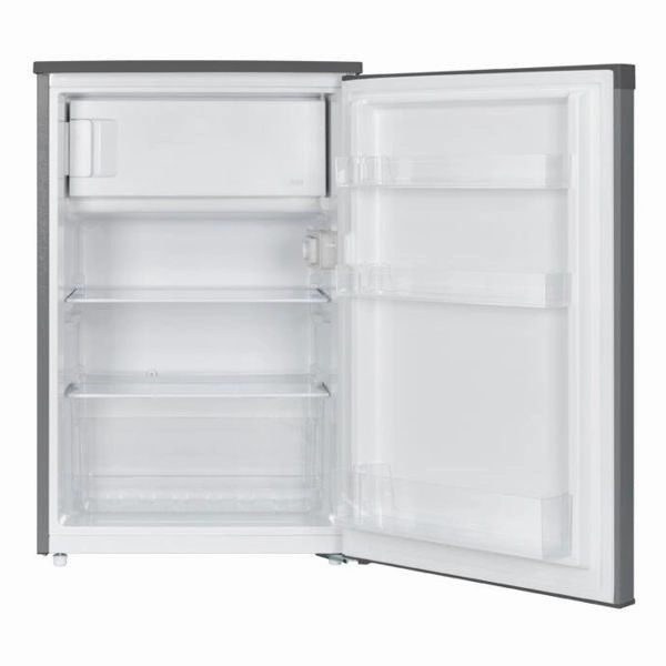 AVG Table Top Fridge Freezer  115L Capacity, 14L 3-Star Freezer, Static Cooling, Interior Light, 1 Glass Shelf, A  (E) Energy Class, Single Door, 85x54.5x54.5cm, Silver