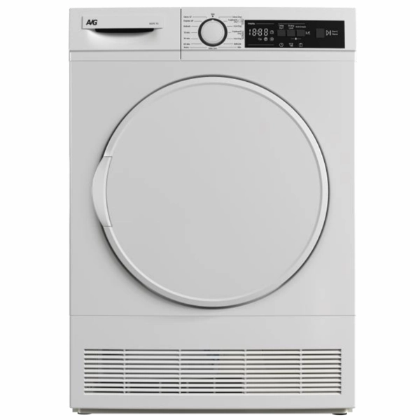 AVG Tumble Dryer 9KG General/AVG Condenser | 16 Programs, Auto Anti-Creasing, Child Lock,