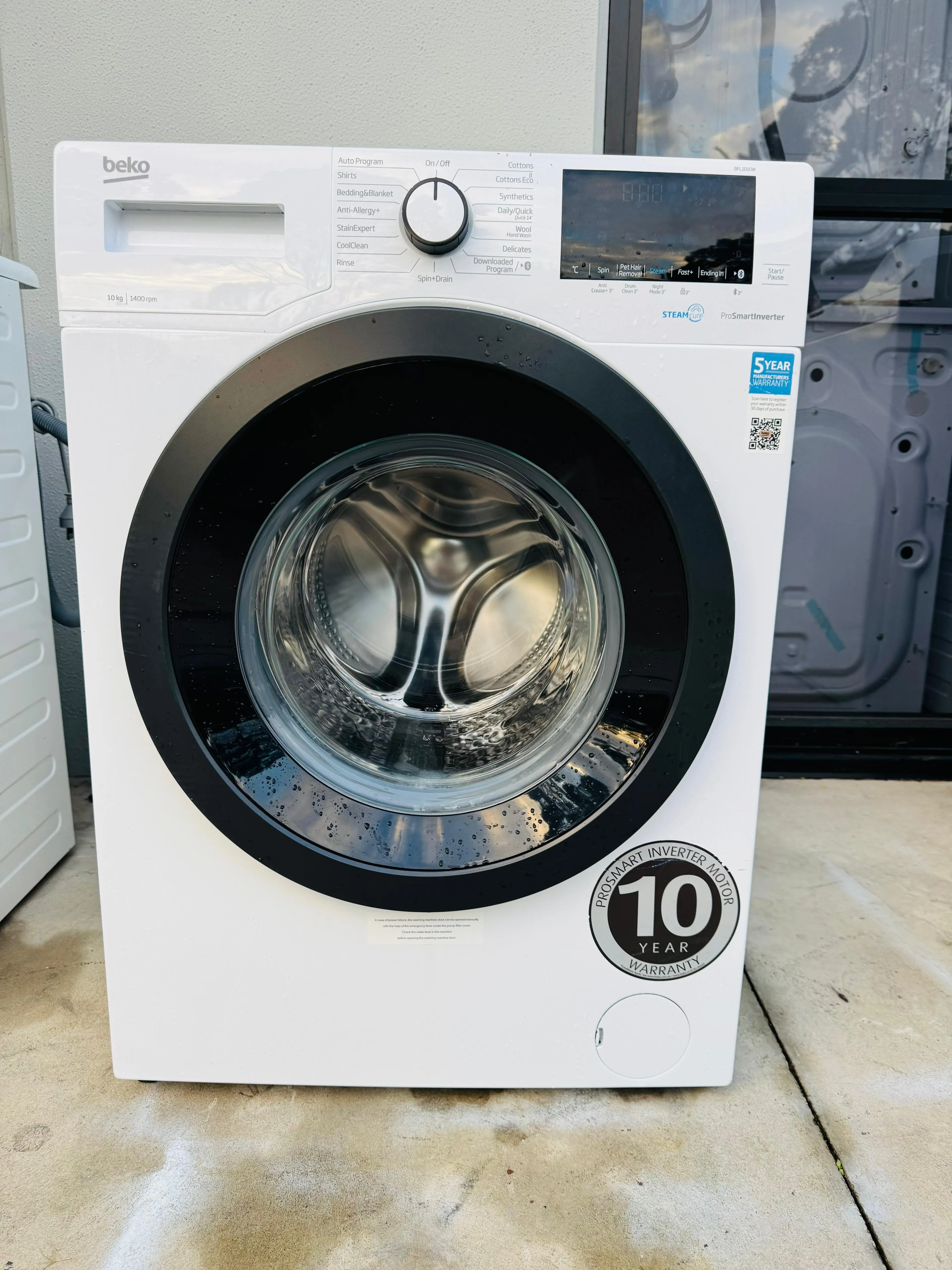 **BEKO 10KGS FRONT LOADER WASHING MACHINE**