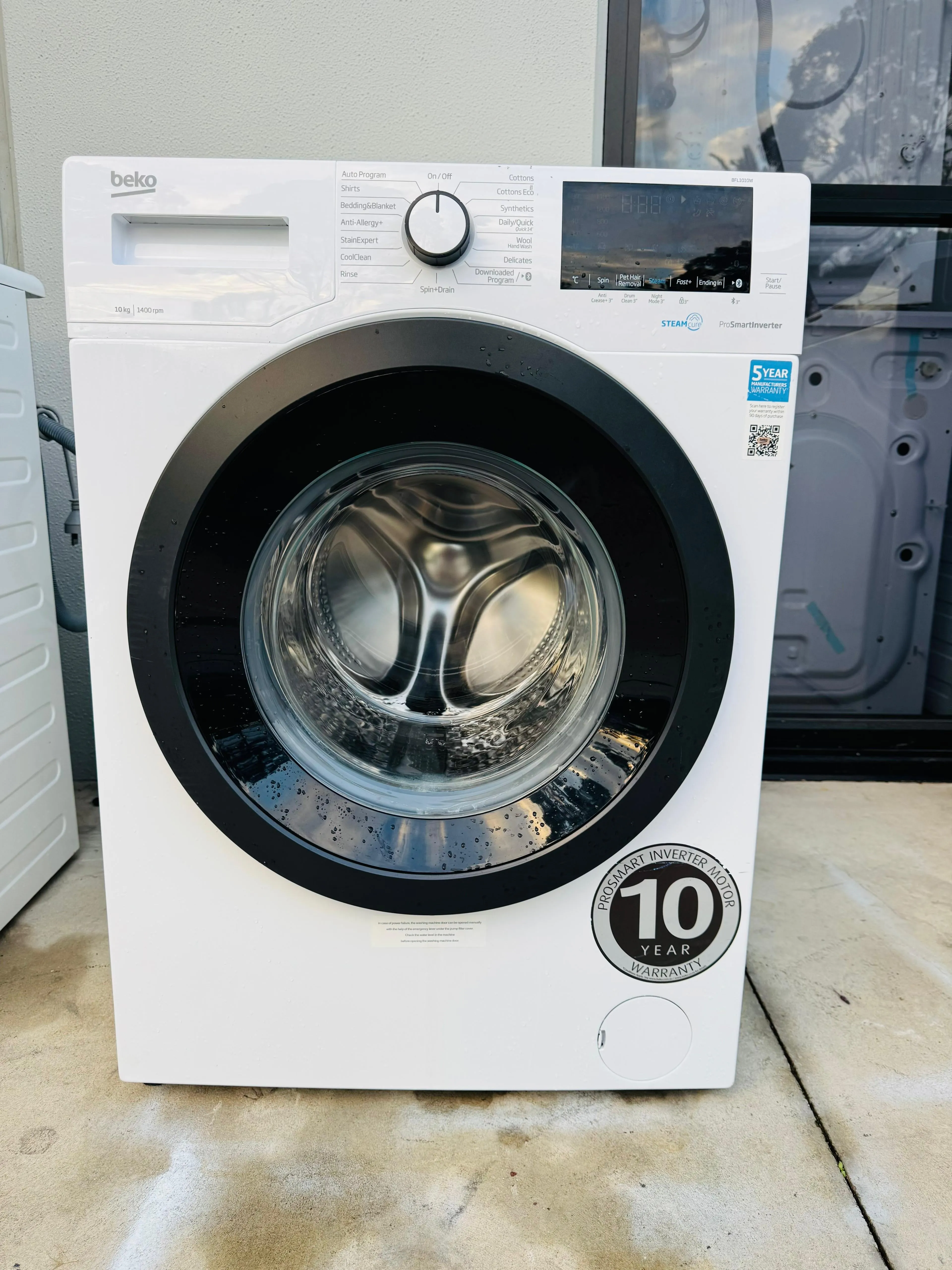 **BEKO 10KGS FRONT LOADER WASHING MACHINE**