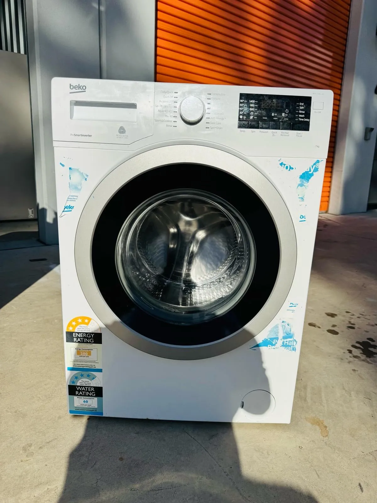 **BEKO 7KGS FRONT LOADER WASHING MACHINE**