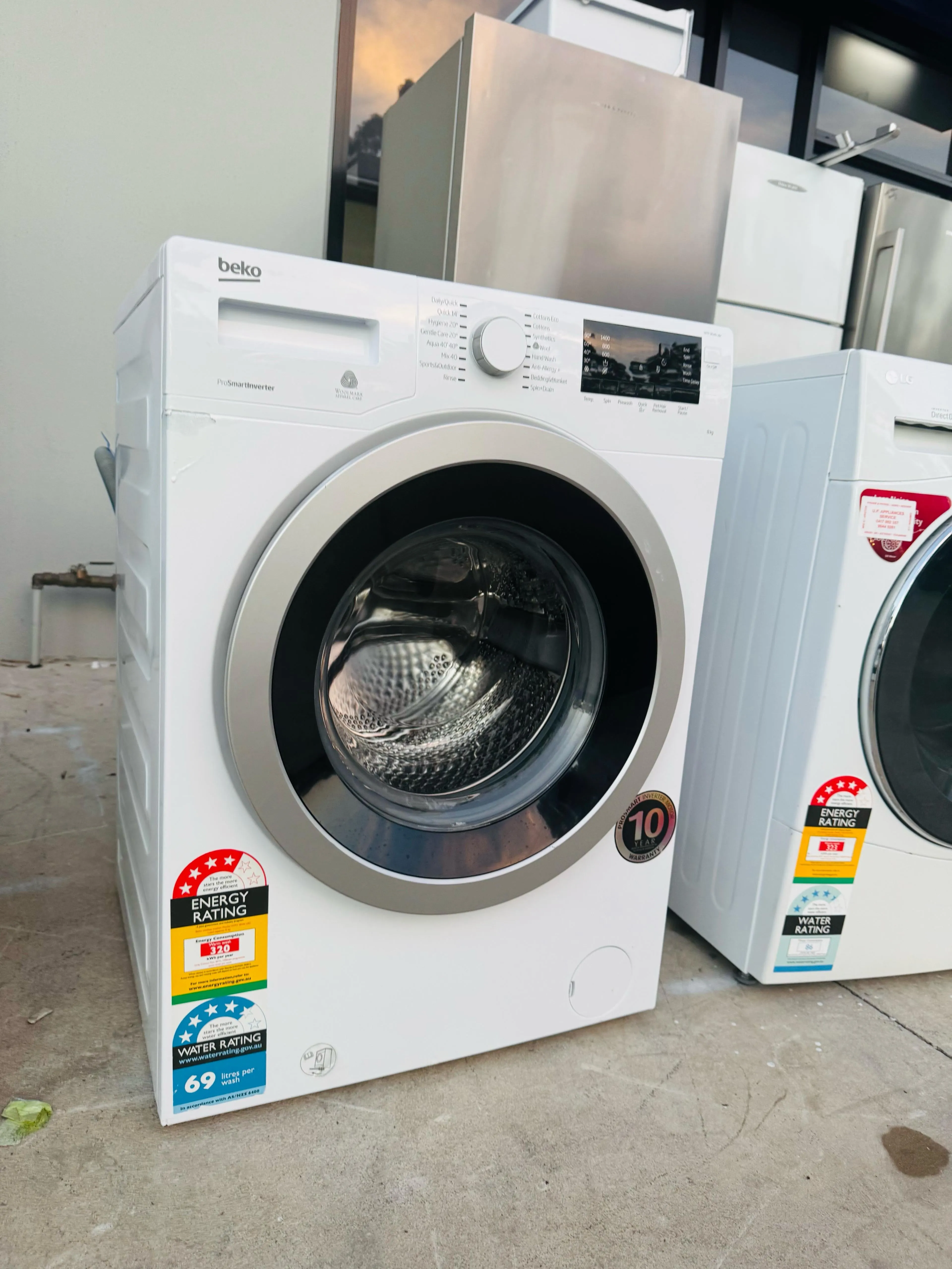 **BEKO 8KGS FRONT LOADER WASHING MACHINE**