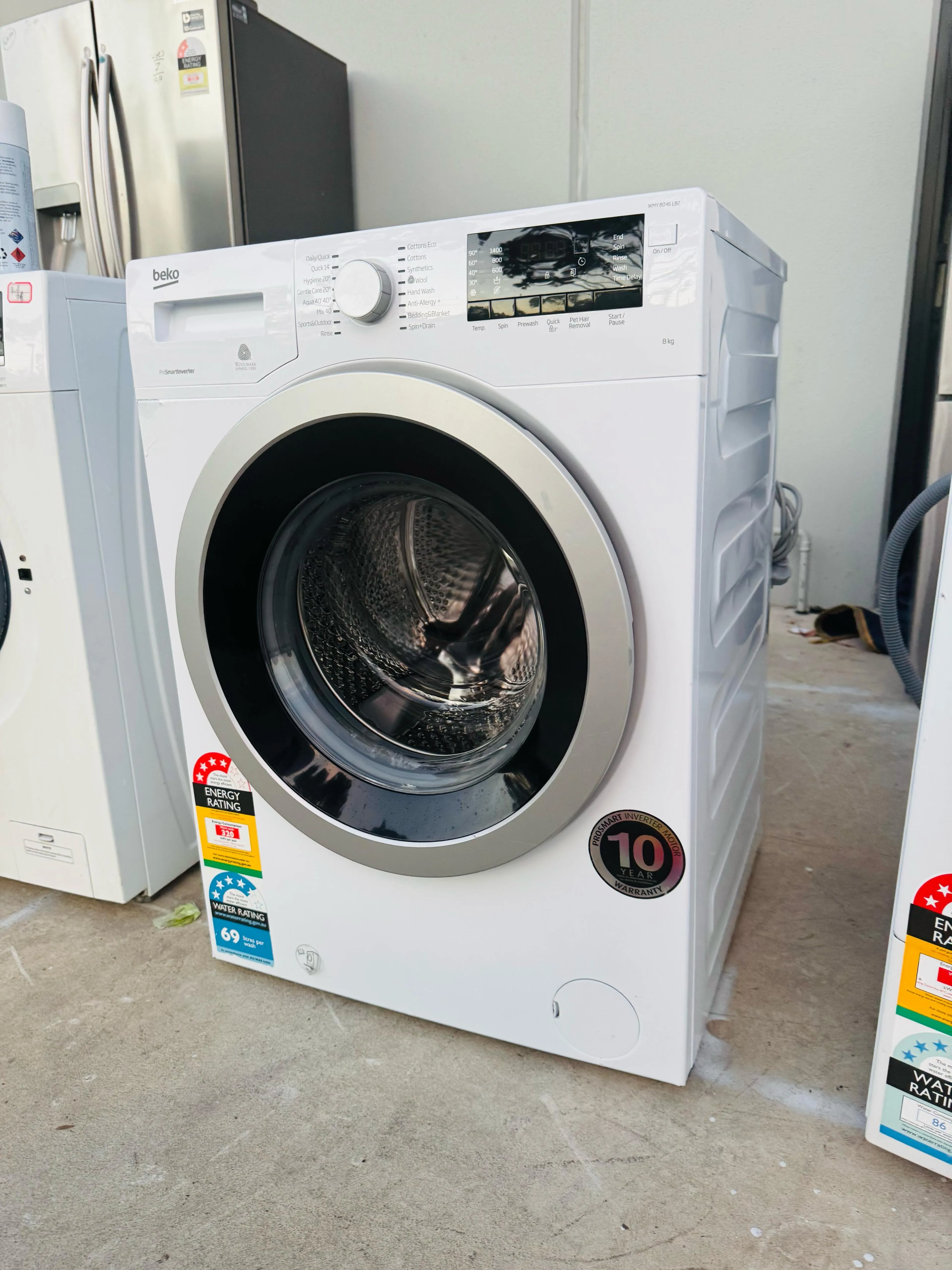 **BEKO 8KGS FRONT LOADER WASHING MACHINE**