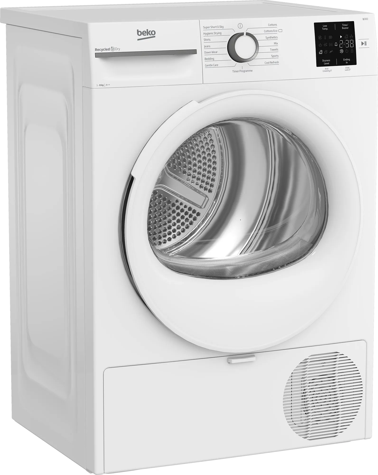 Beko BMN3T3823W 8kg Heat Pump Tumble Dryer