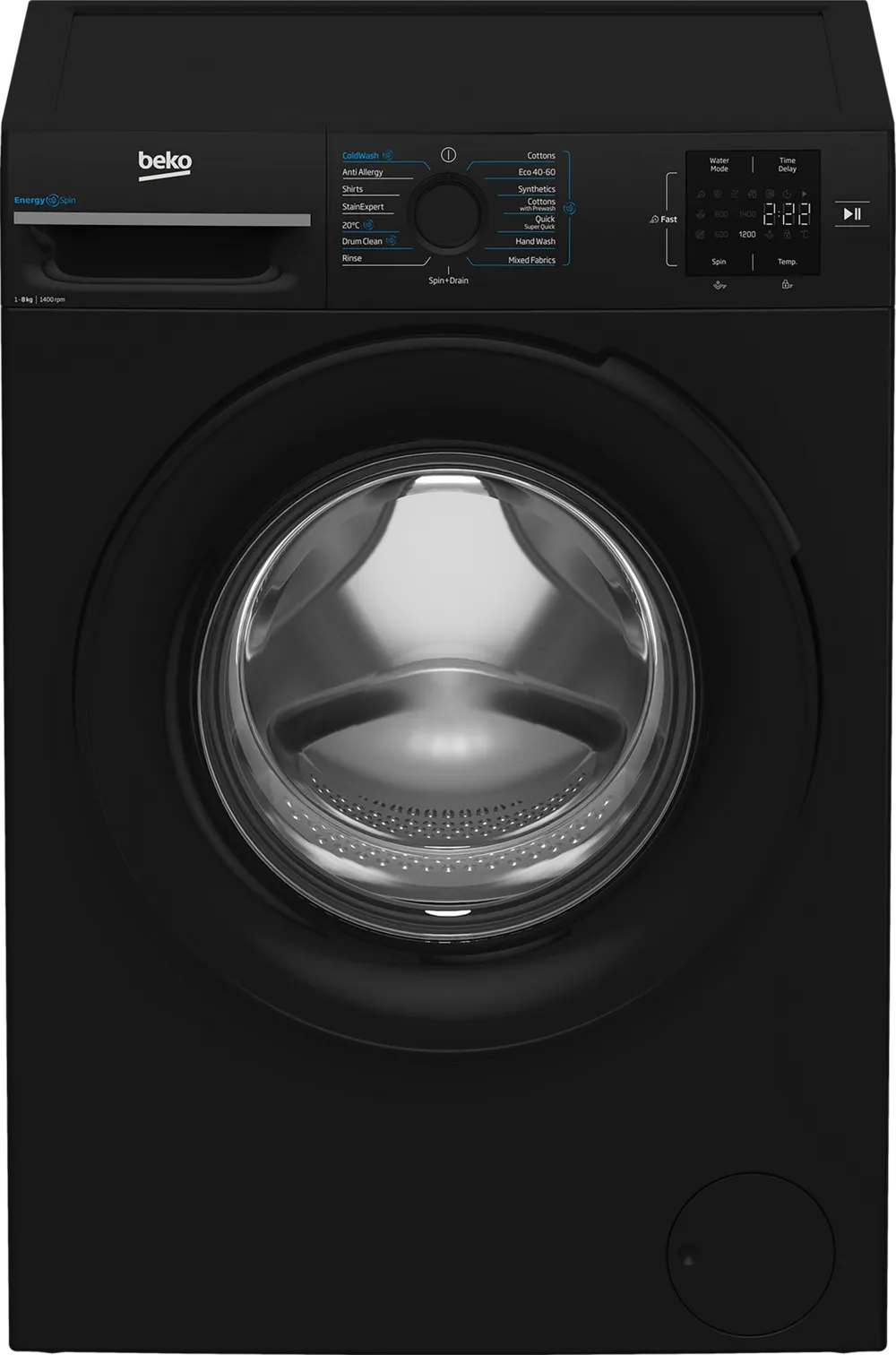 Beko BMN3WT3841B 8kg 1400 Spin Washing Machine