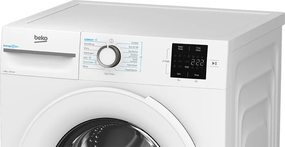Beko BMN3WT3841W 8kg 1400 Spin Washing Machine