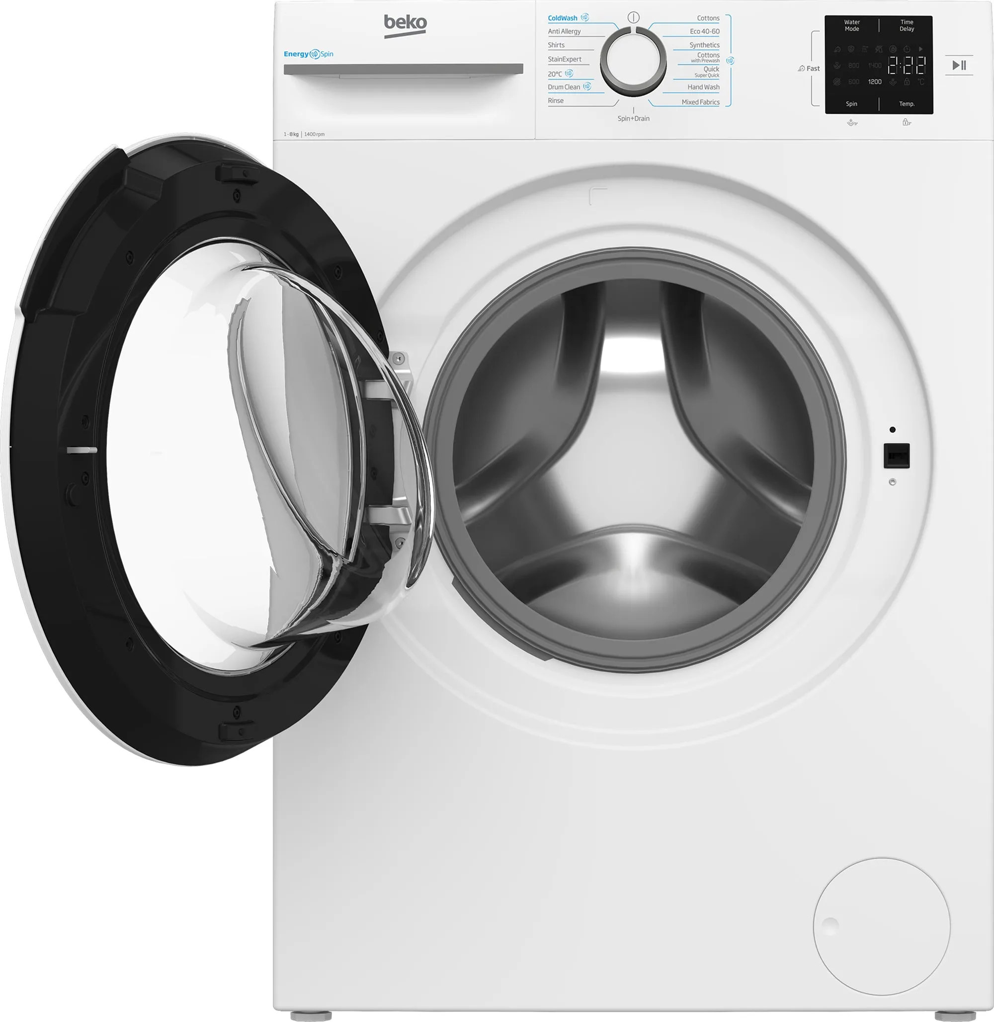 Beko BMN3WT3841W 8kg 1400 Spin Washing Machine