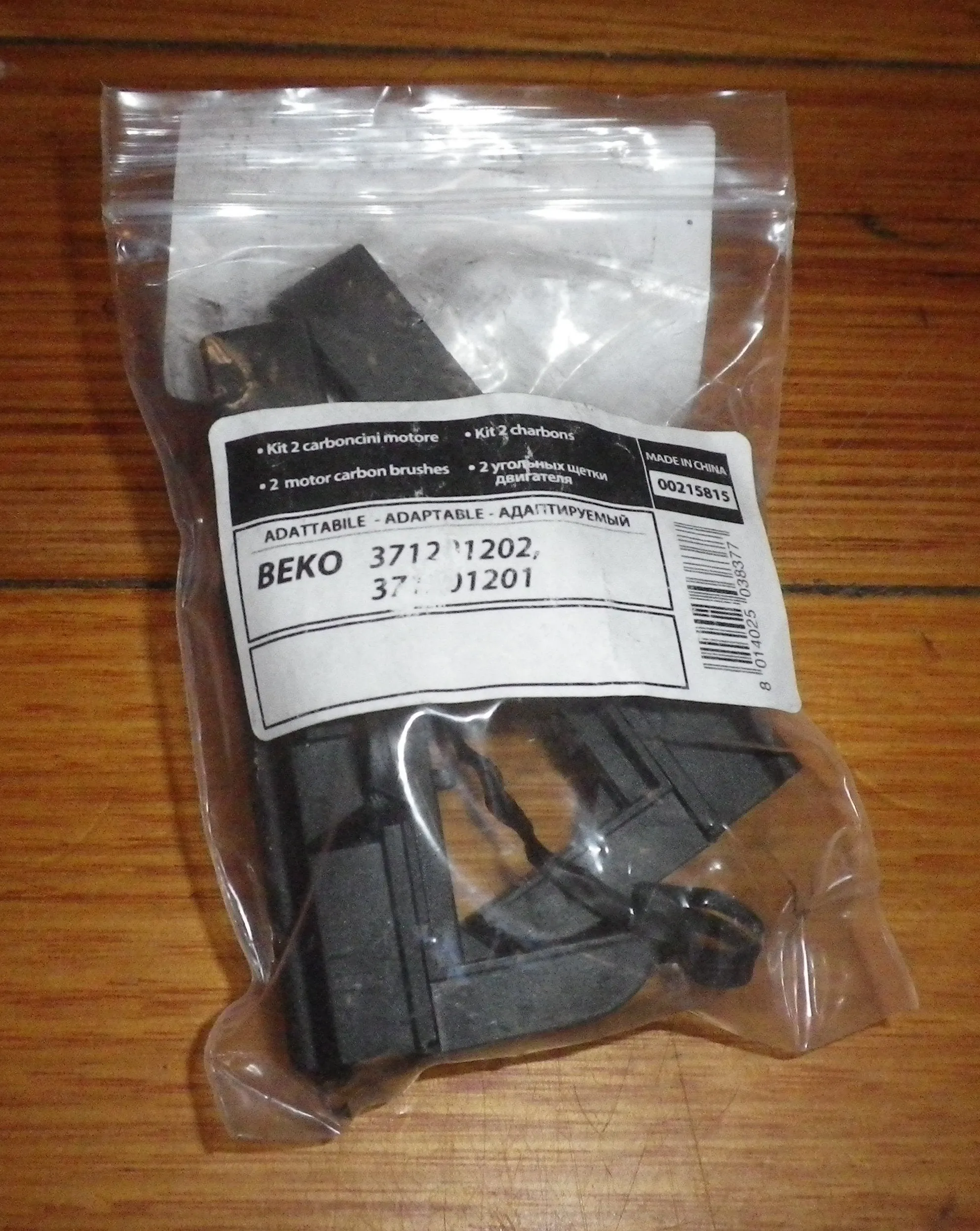 Beko, Brandt Front Loader Carbon Motor Brushes - Part # 371201202, 1040815WS