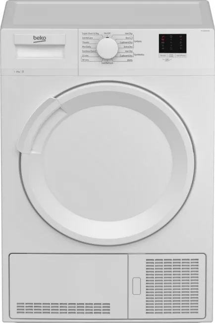 Beko DTLCE80041W 8kg Condenser Tumble Dryer