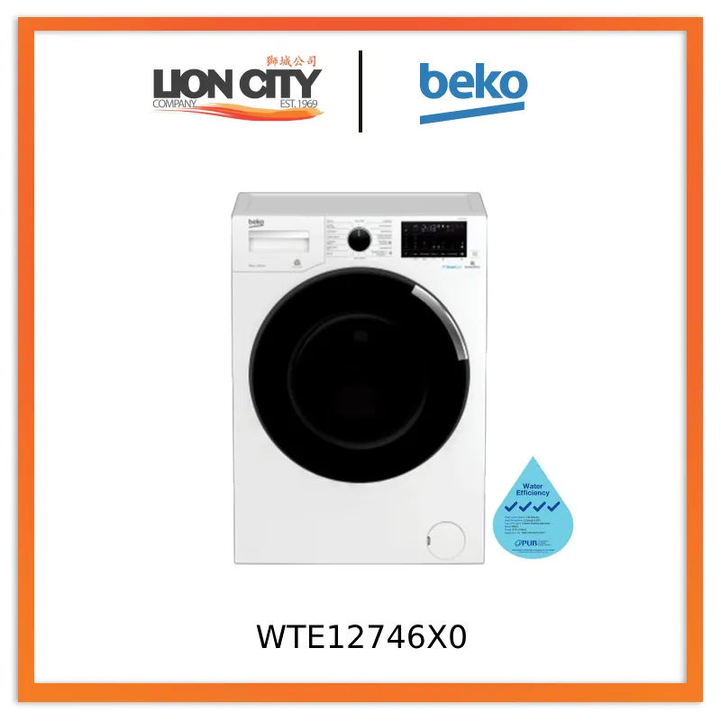 BEKO WTE12746X0 Freestanding Washing Machine (12 kg, 1400 rpm)
