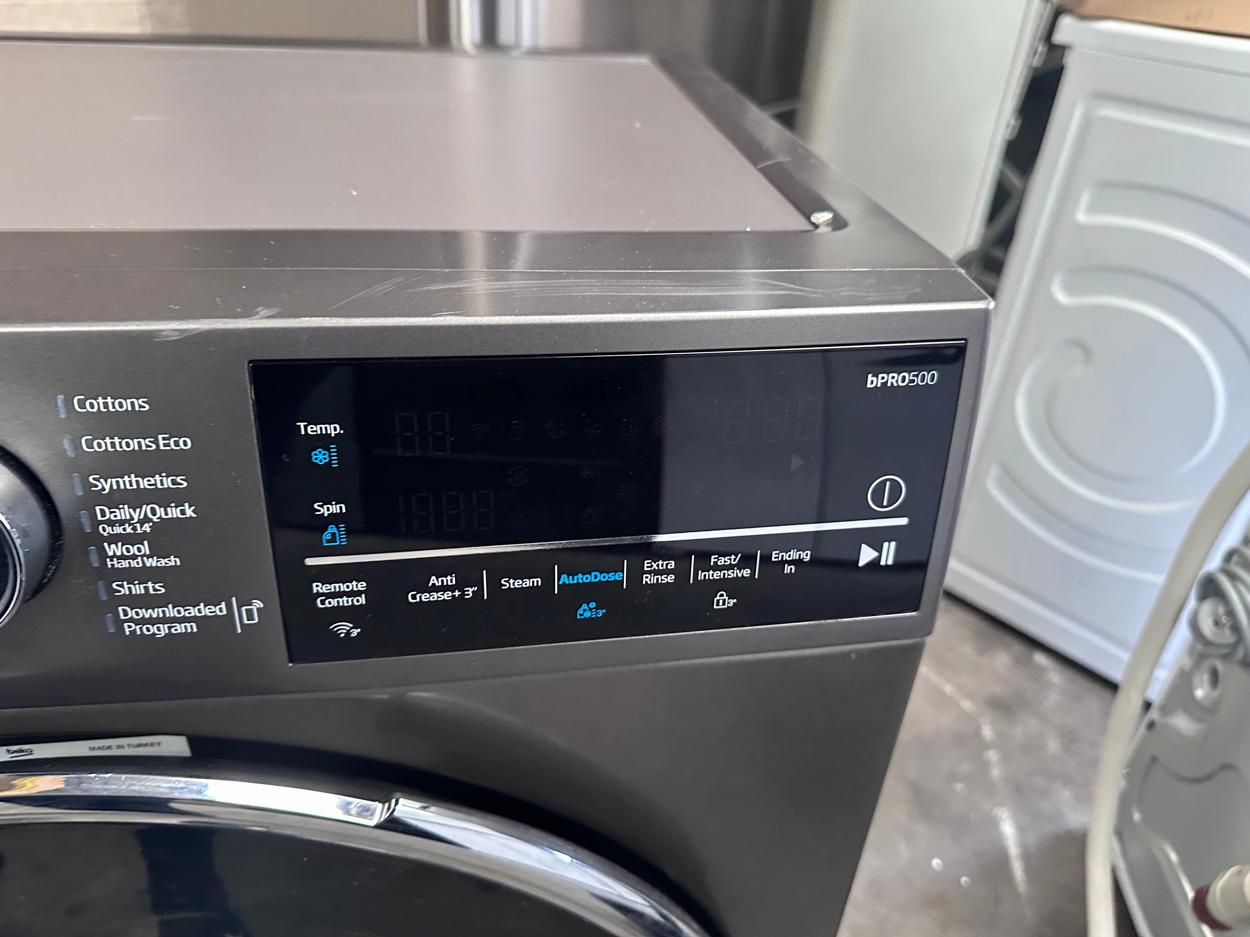 Beko BFLB904ADG 9kg Auto Dose Front Load Washing Machine (Graphite) [FACTORY SECOND]